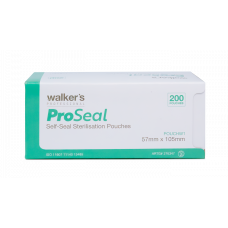 Autoclave Pouches 57x105mm 200pk Walkers Autoclave Pouches 57x105mm 200pk Walkers